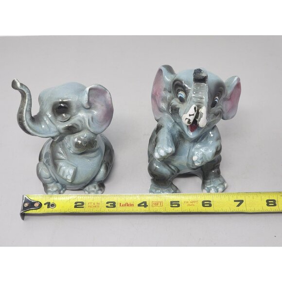 Vintage Ceramic Elephant Salt & Pepper Shakers - Picture 8 of 10